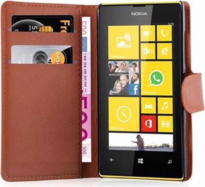 Actual product image Cadorabo Book with stand function cover (Nokia Lumia 520)