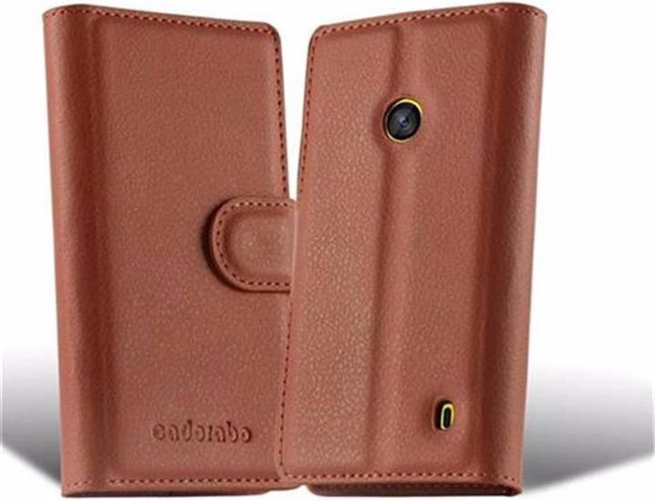 Actual product image Cadorabo Book with stand function cover (Nokia Lumia 520)