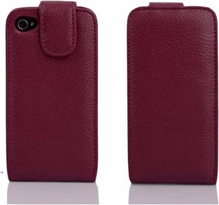 Image du produit Cadorabo Flip avec pochette pour carte Couverture (Apple iPhone 4s, Apple iPhone 4)