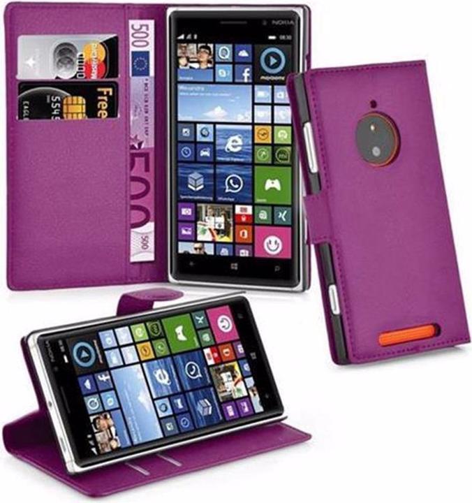 Actual product image Cadorabo Book with stand function cover (Nokia Lumia 830)