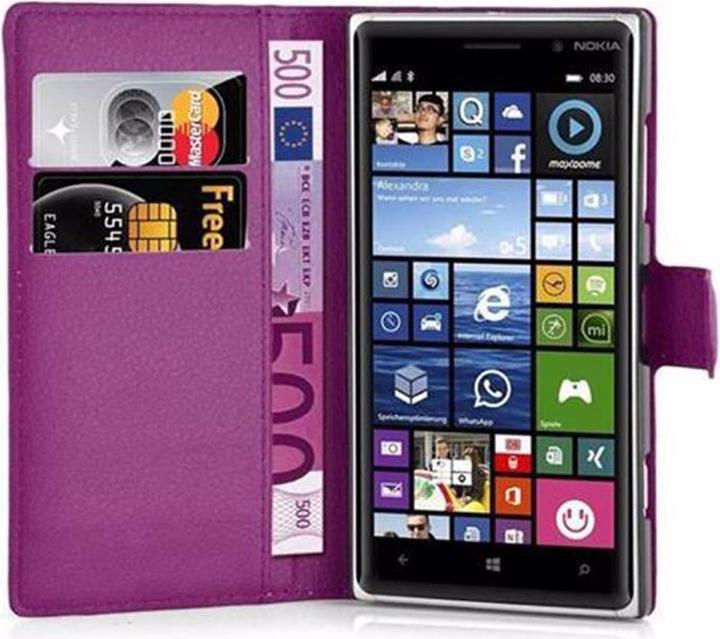 Actual product image Cadorabo Book with stand function cover (Nokia Lumia 830)