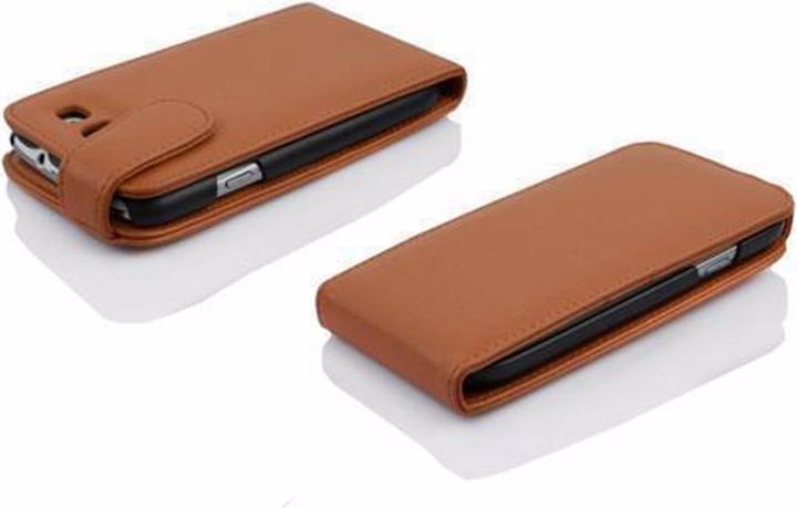 Productafbeelding Cadorabo Flip met structuurhoes (Samsung Galaxy Core, Samsung Galaxy Core Duo's)