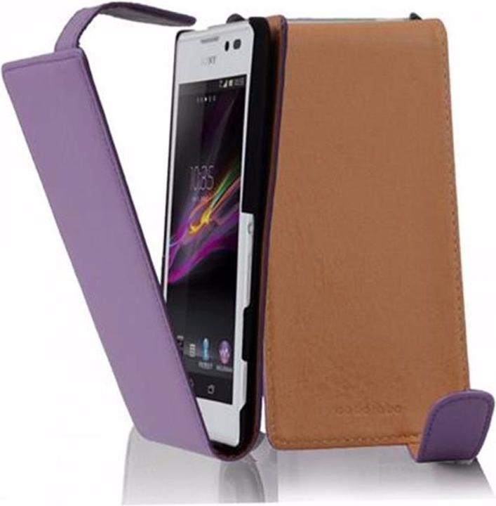 Actual product image Cadorabo Flip Smooth Cover (Sony Xperia C)