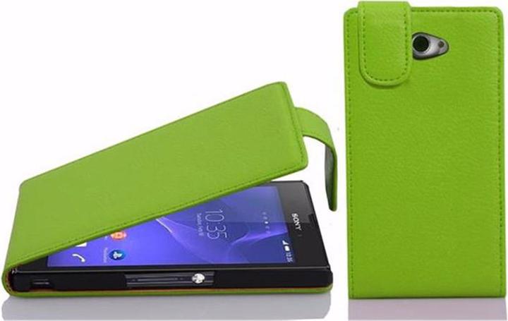 Productafbeelding Cadorabo Flip met structuurhoes (Xperia M2 Aqua, Xperia M2)
