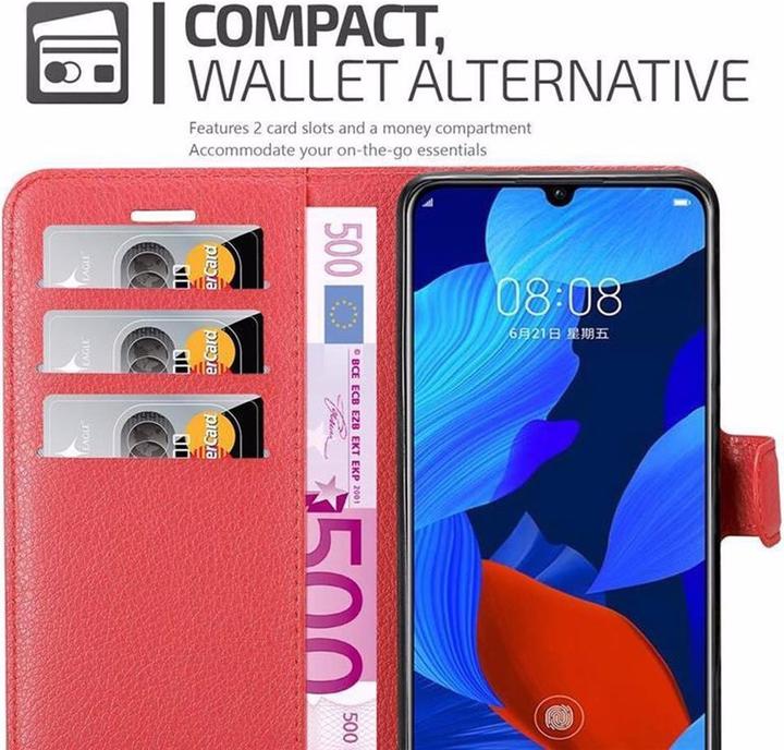 Actual product image Cadorabo Book with stand function cover (Huawei Nova 5 Pro, Huawei Nova 5)