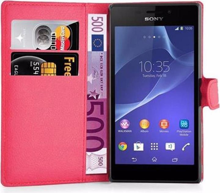 Produktbild Cadorabo Book mit Standfunktion Cover (Sony Xperia M2 Aqua, Sony Xperia M2)
