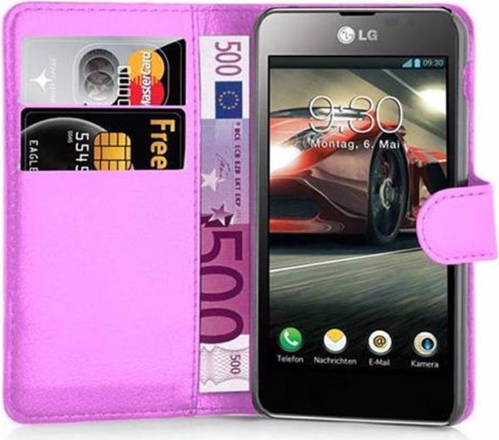 Produktbild Cadorabo Book mit Standfunktion Cover (LG Optimus F5, LG Lucid 2)