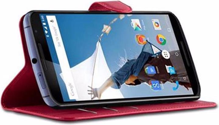 Produktbild Cadorabo Book mit Standfunktion Cover (Motorola Nexus 6)