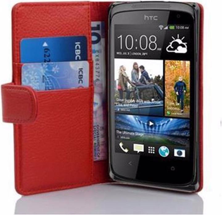 Produktbild Cadorabo Book mit Struktur Cover (HTC Desire 300)