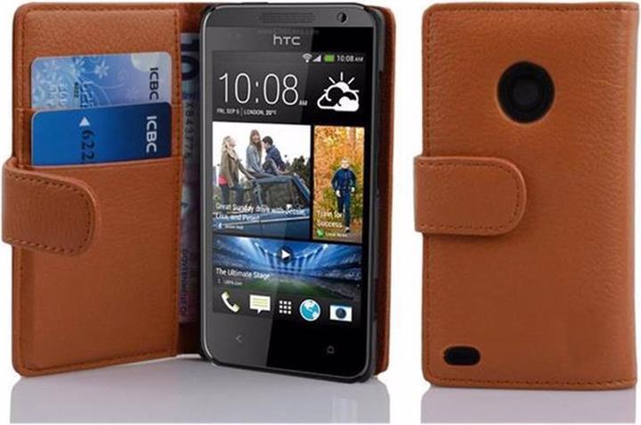 Produktbild Cadorabo Book mit Struktur Cover (HTC Desire 300)