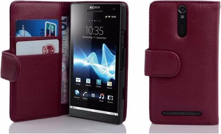 Produktbild Cadorabo Book mit Struktur Cover (Sony Xperia S)