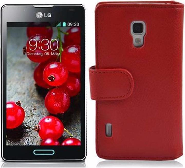 Produktbild Cadorabo Book mit Struktur Cover (LG Optimus L7 II)