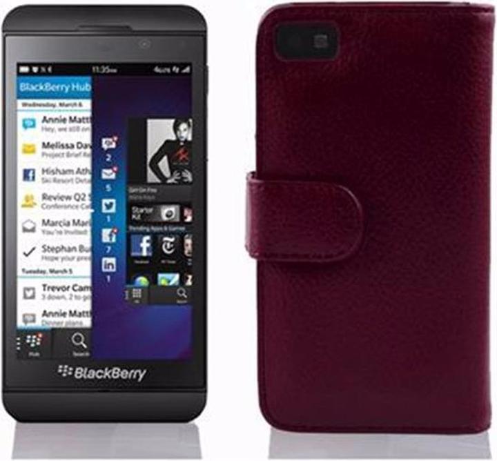 Actual product image Cadorabo Book with structure cover (Blackberry Z10)