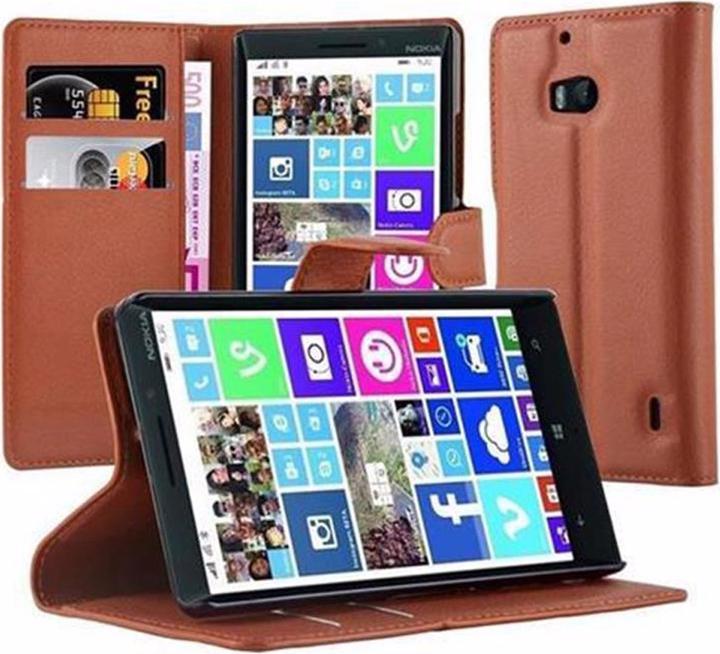 Actual product image Cadorabo Book with stand function cover (Nokia Lumia 930)