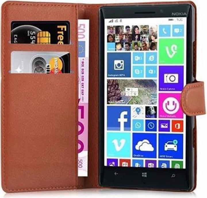 Actual product image Cadorabo Book with stand function cover (Nokia Lumia 930)