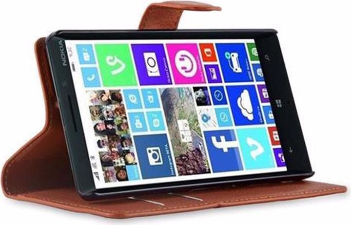 Actual product image Cadorabo Book with stand function cover (Nokia Lumia 930)