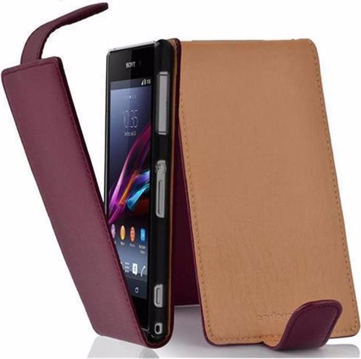 Productafbeelding Cadorabo Flip met structuurhoes (Sony Xperia Z1 Compact)