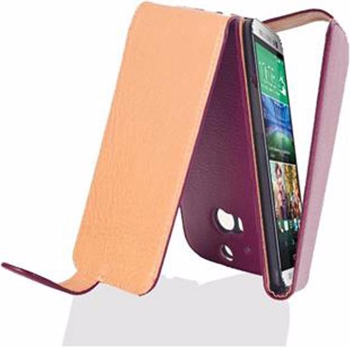 Productafbeelding Cadorabo Flip met structuurhoes (HTC One M8)