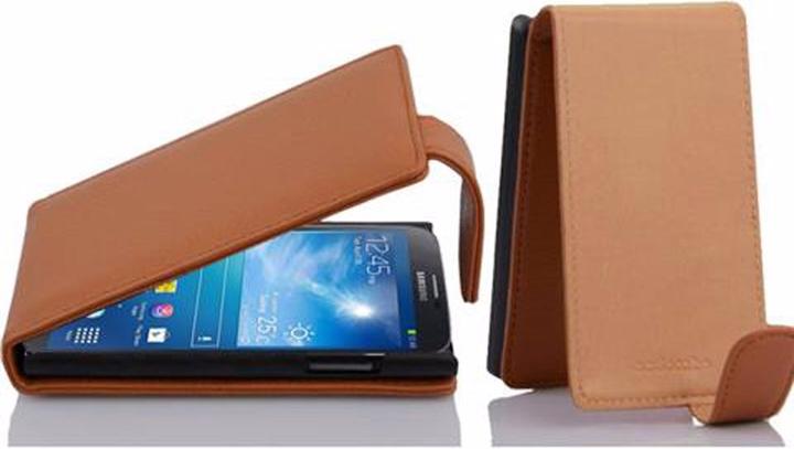 Productafbeelding Cadorabo Flip met structuurhoes (Samsung Galaxy Mega 6.3)