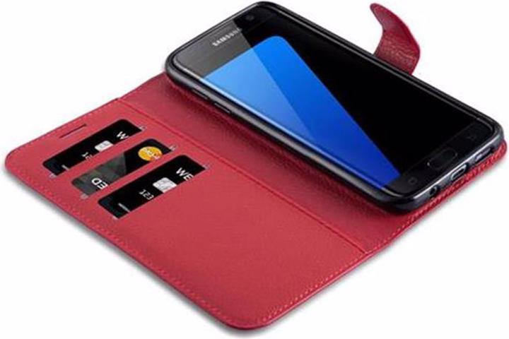 Produktbild Cadorabo Book mit Standfunktion Cover (Samsung Galaxy S7 Edge)