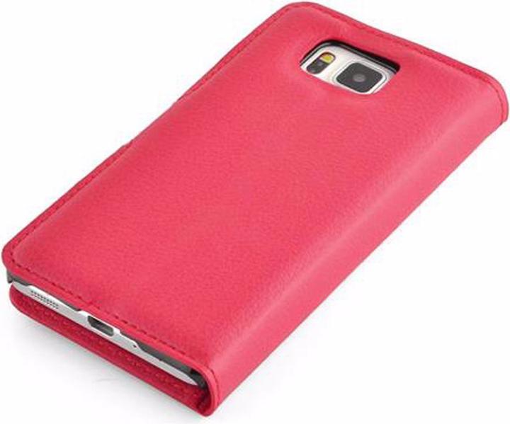 Actual product image Cadorabo Book with stand function cover (Samsung Galaxy Alpha)