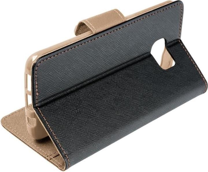 Produktbild Fancy Book Book case OEM case for SAMSUNG S24 Plus black / gold (Samsung Galaxy S24+)