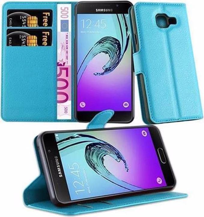 Actual product image Cadorabo Book with stand function cover (Samsung Galaxy A3 (2016))