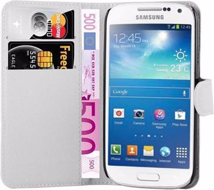 Actual product image Cadorabo Book with stand function cover (Samsung Galaxy S4 mini)