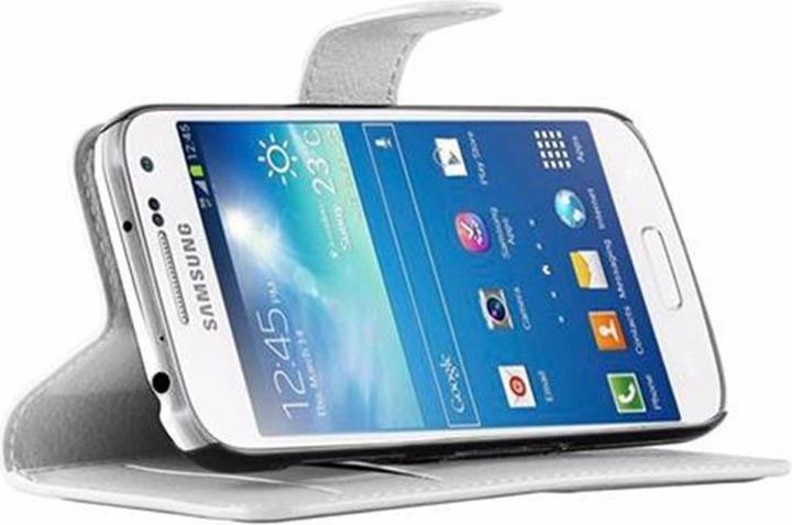 Actual product image Cadorabo Book with stand function cover (Samsung Galaxy S4 mini)