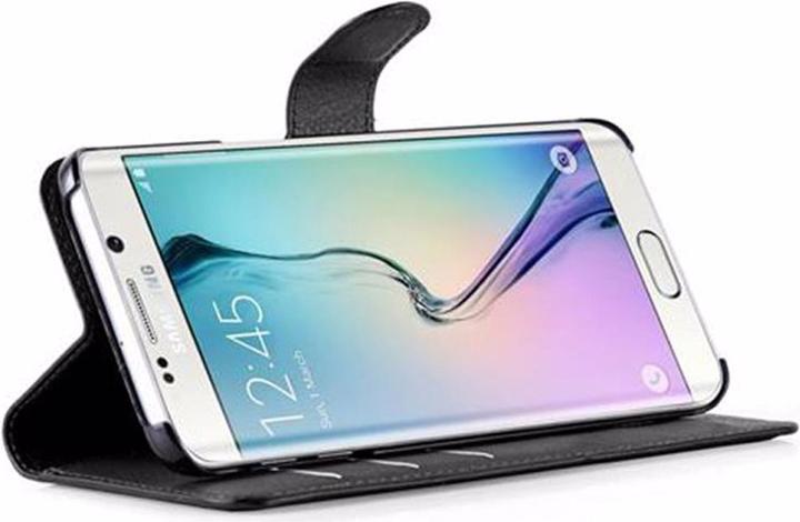 Actual product image Cadorabo Book with stand function cover (Samsung Galaxy S6 Edge)