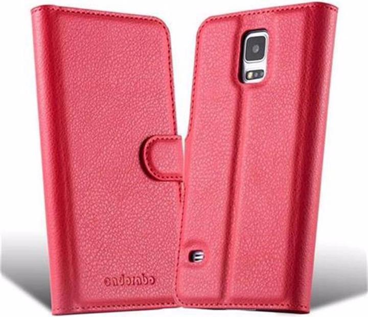 Actual product image Cadorabo Book with stand function cover (Samsung Galaxy S5, Samsung Galaxy S5 Neo)