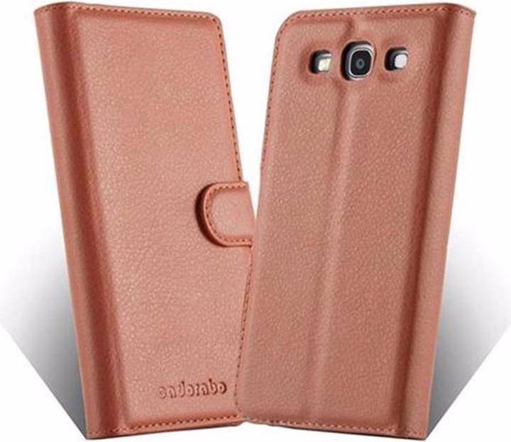 Actual product image Cadorabo Book with stand function cover (Samsung Galaxy S3 Neo, Samsung Galaxy S3)