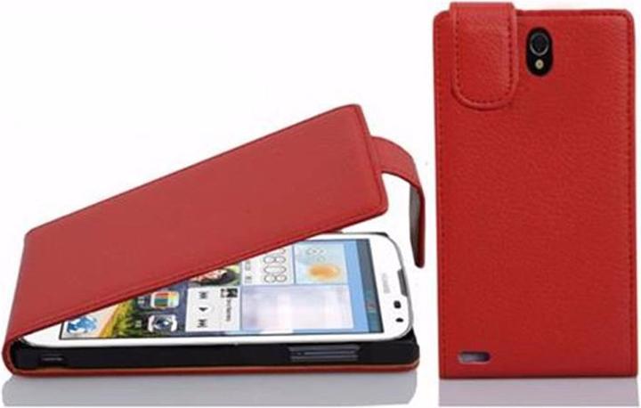 Productafbeelding Cadorabo Flip met structuurhoes (Huawei Ascend G610)