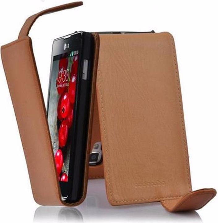 Actual product image Cadorabo Flip with structure cover (LG Optimus L7 II)