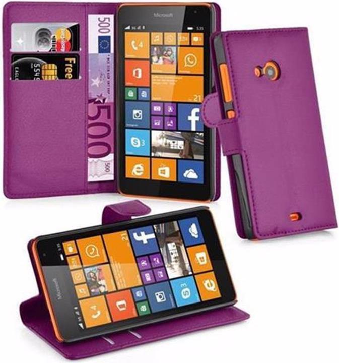 Produktbild Cadorabo Book mit Standfunktion Cover (Microsoft Lumia 535)