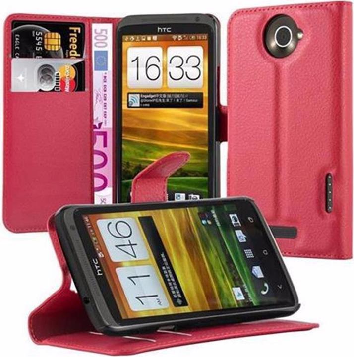 Actual product image Cadorabo Book with stand function cover (HTC One X+, HTC One X)