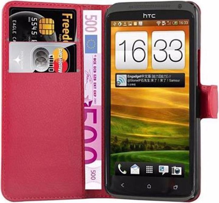 Actual product image Cadorabo Book with stand function cover (HTC One X+, HTC One X)