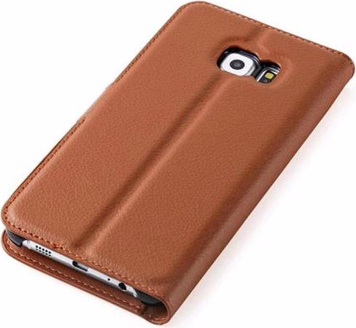 Actual product image Cadorabo Book with stand function cover (Samsung Galaxy S6 Edge)