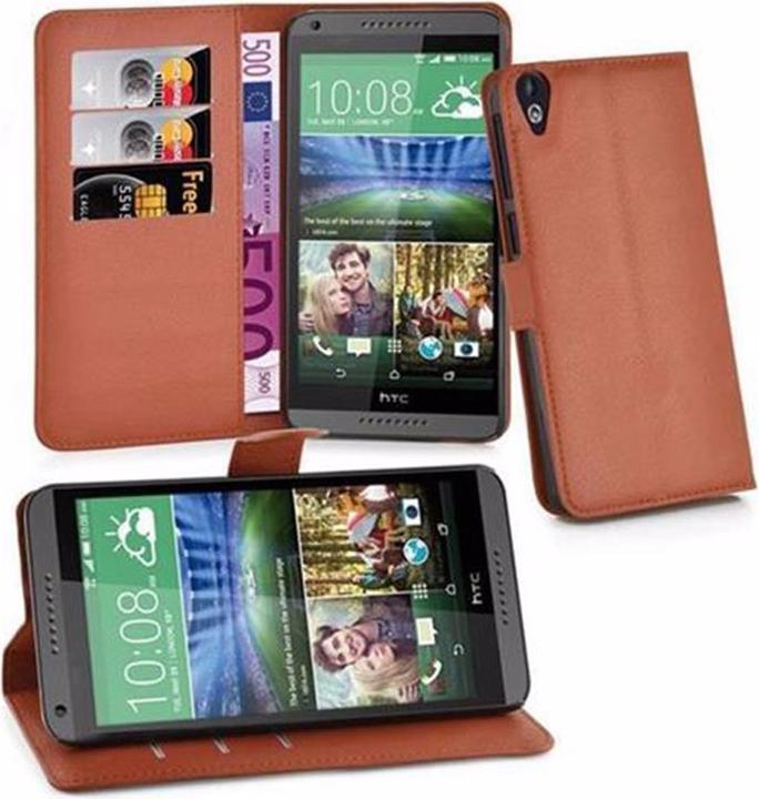 Actual product image Cadorabo Book with stand function cover (HTC Desire 820)