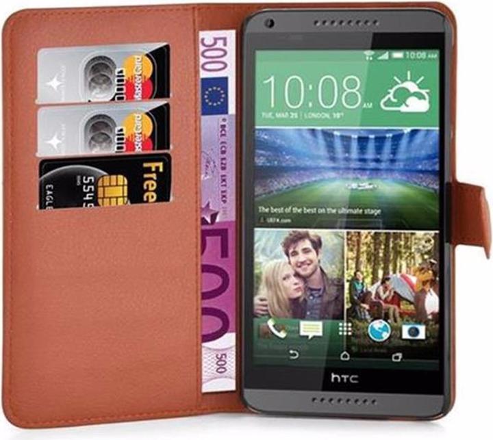 Actual product image Cadorabo Book with stand function cover (HTC Desire 820)