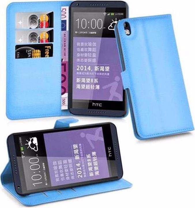 Actual product image Cadorabo Book with stand function cover (HTC Desire 816)