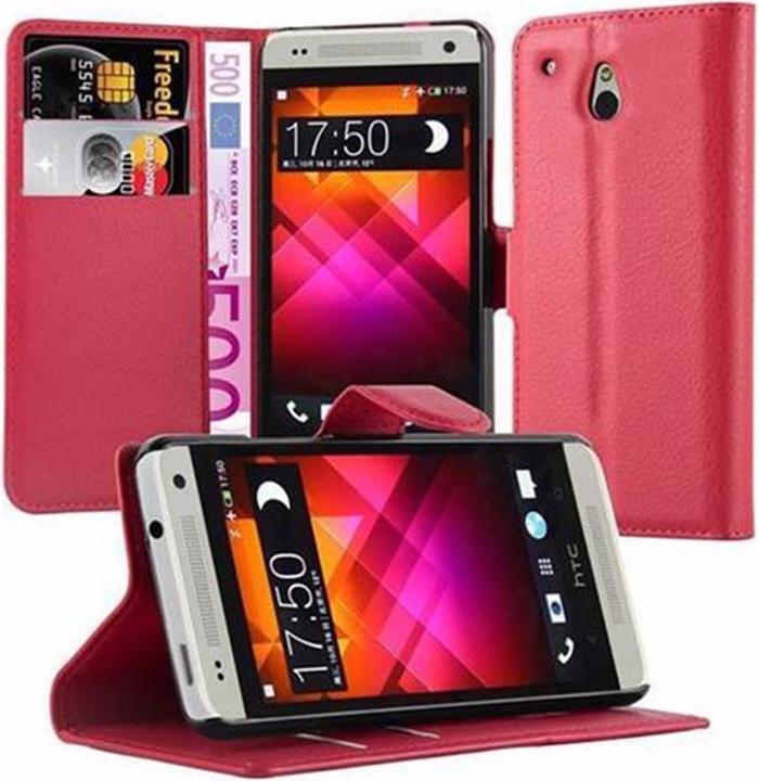 Actual product image Cadorabo Book with stand function cover (HTC One Mini)