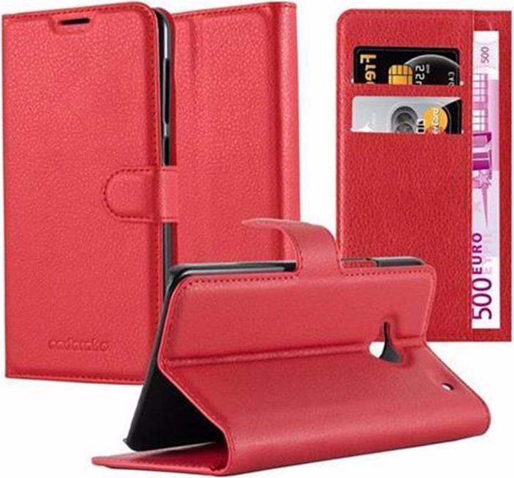 Actual product image Cadorabo Book with stand function cover (HTC One M7)