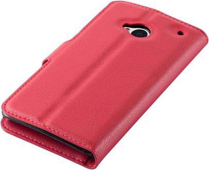 Actual product image Cadorabo Book with stand function cover (HTC One M7)