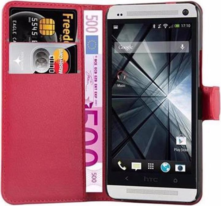 Actual product image Cadorabo Book with stand function cover (HTC One M7)