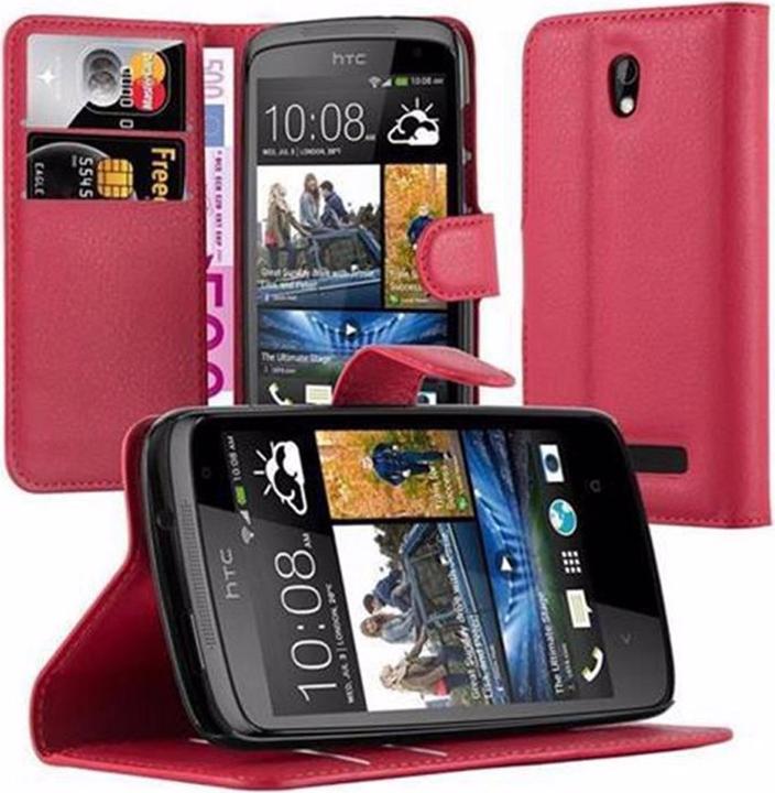 Produktbild Cadorabo Book mit Standfunktion Cover (HTC Desire 500)