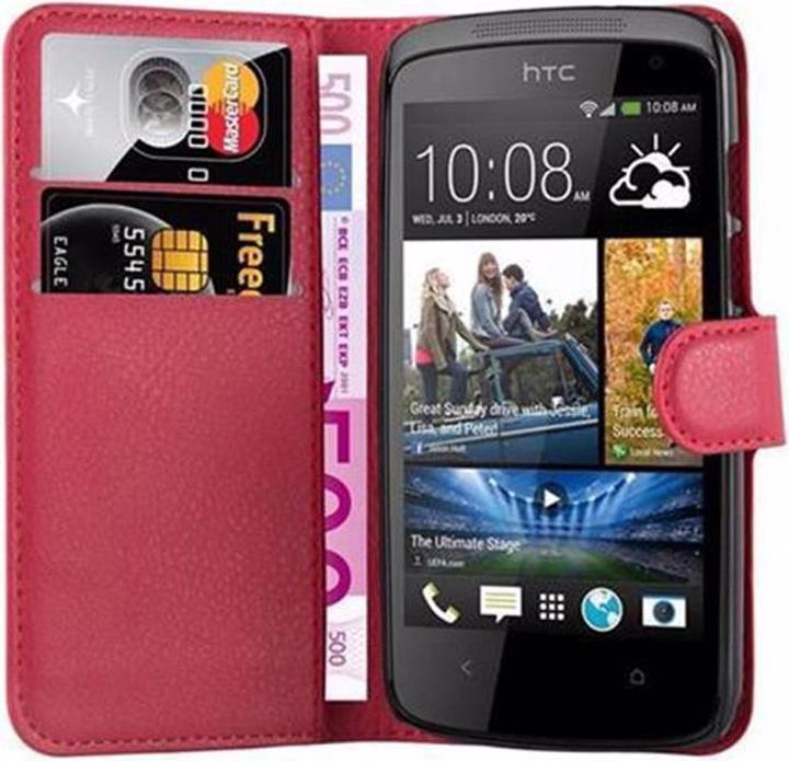 Produktbild Cadorabo Book mit Standfunktion Cover (HTC Desire 500)