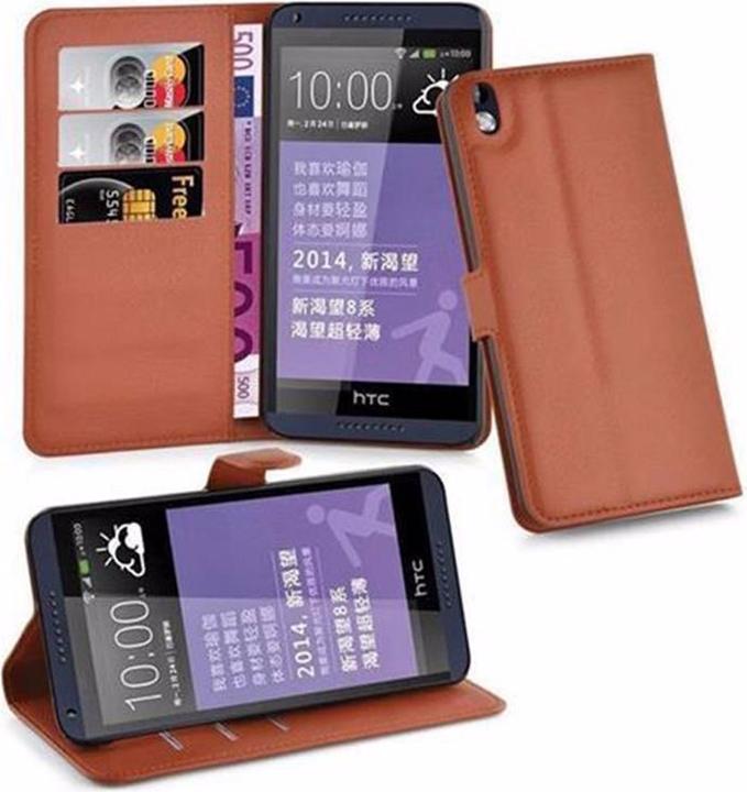 Produktbild Cadorabo Book mit Standfunktion Cover (HTC Desire 816)