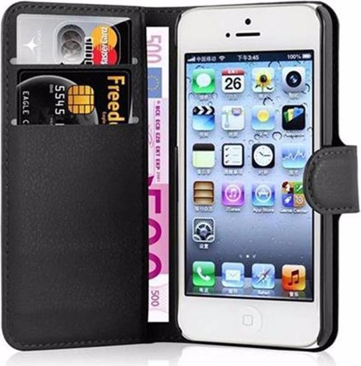 Produktbild Cadorabo Book mit Standfunktion Cover (Apple iPhone 5, Apple iPhone 5s)