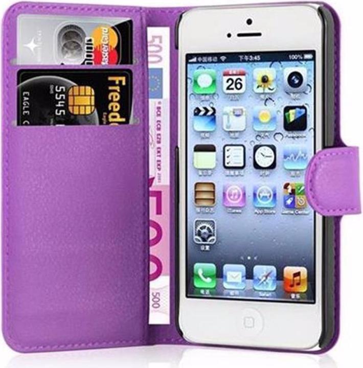 Produktbild Cadorabo Book mit Standfunktion Cover (Apple iPhone 5, Apple iPhone 5s)